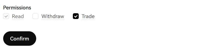 OKX 读取、交易与提现开关